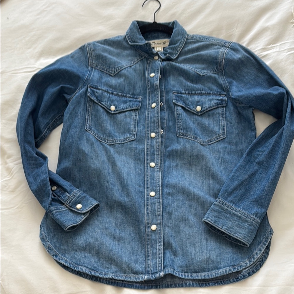Madewell Blue Denim Shirt